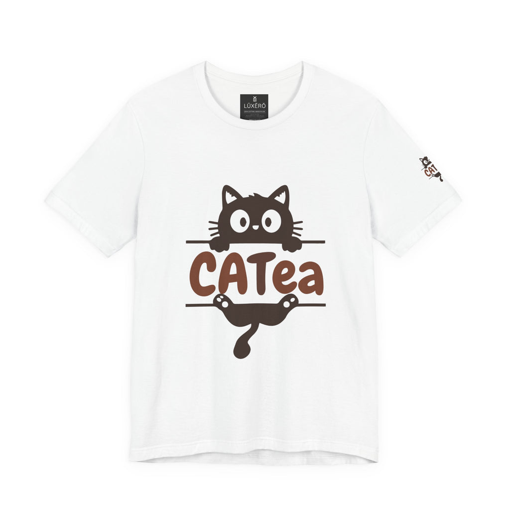 CATEa Cat Tee — Cute Cat Tea Pun Graphic T-Shirt
