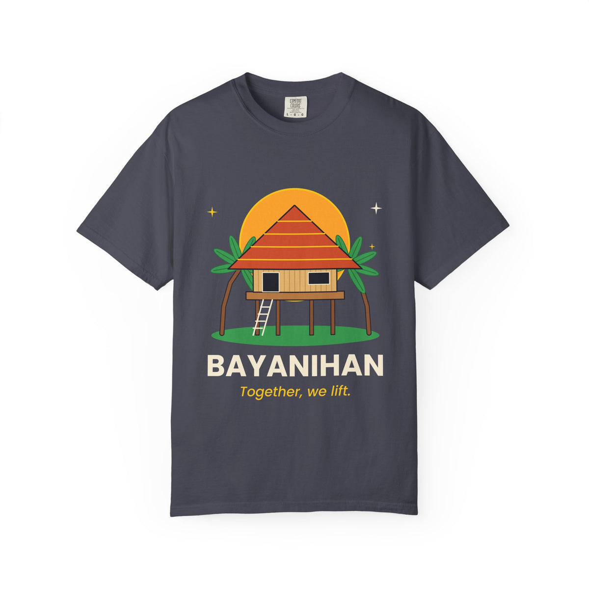 Bayanihan T-Shirt — Filipino Community Pride Tee (“Together, we lift.”)