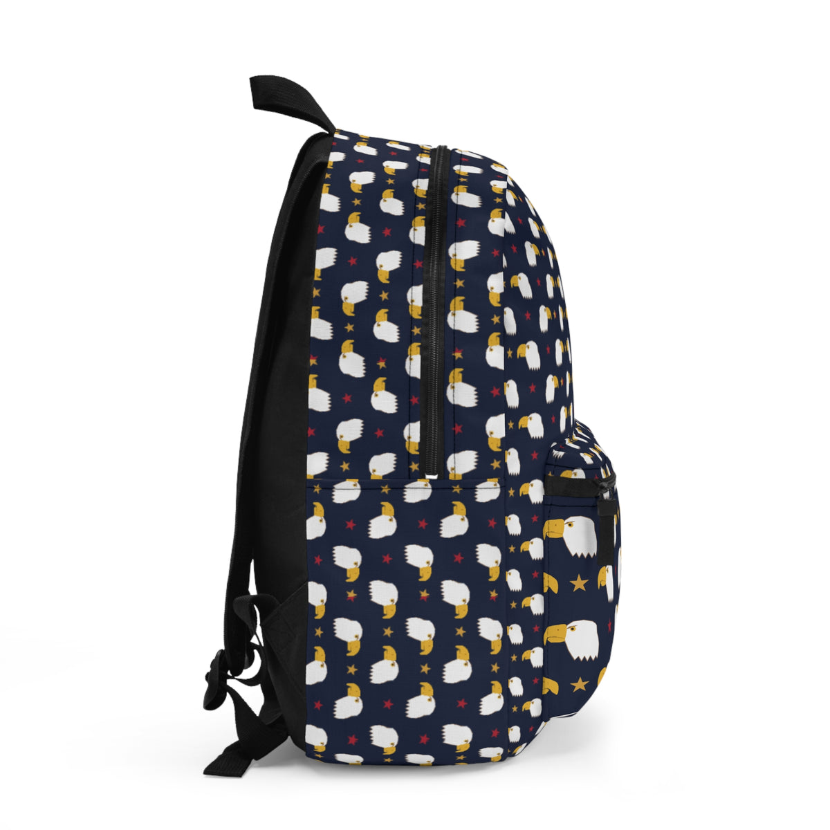 Eagle Pattern Backpack – Patriotic Bald Eagle Stars Kids School Bag