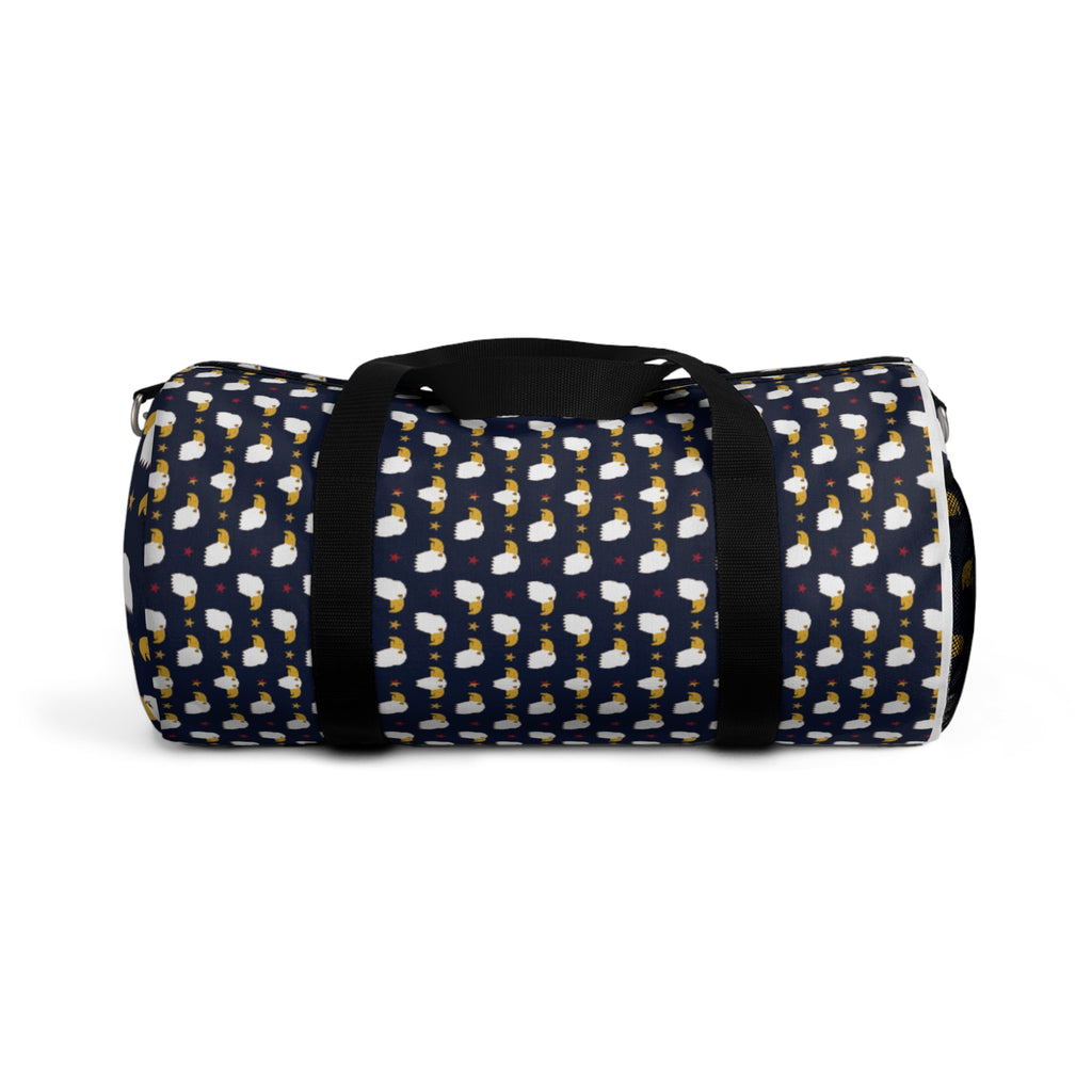 Duck Pattern Duffel Bag — Cute Waterproof Travel Gym Bag