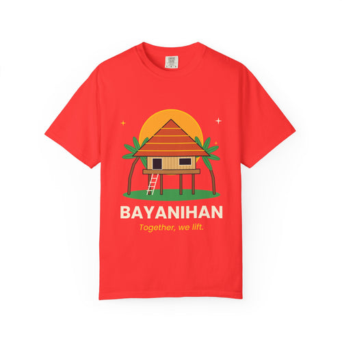 Bayanihan T-Shirt — Filipino Community Pride Tee (“Together, we lift.”)