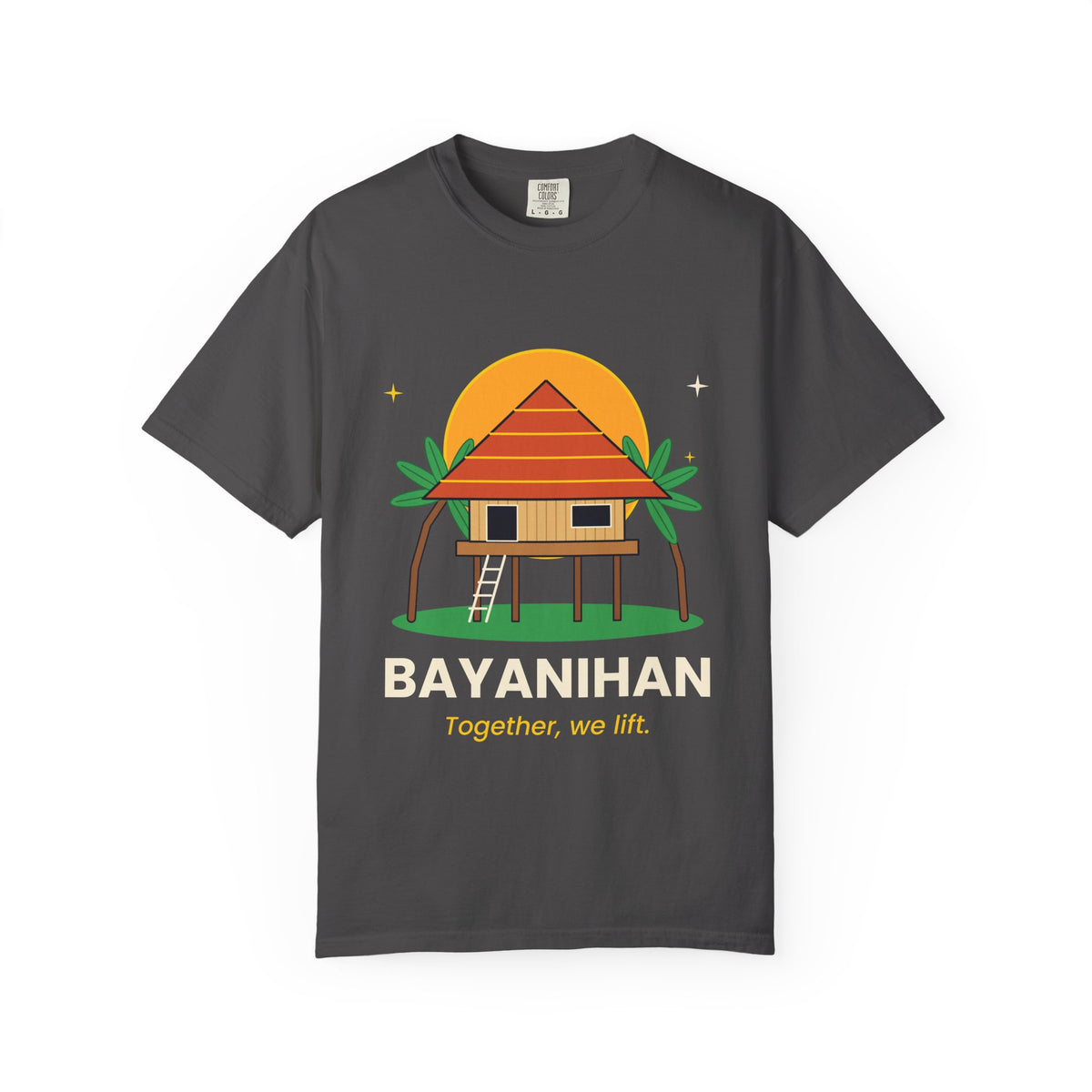 Bayanihan T-Shirt — Filipino Community Pride Tee (“Together, we lift.”)
