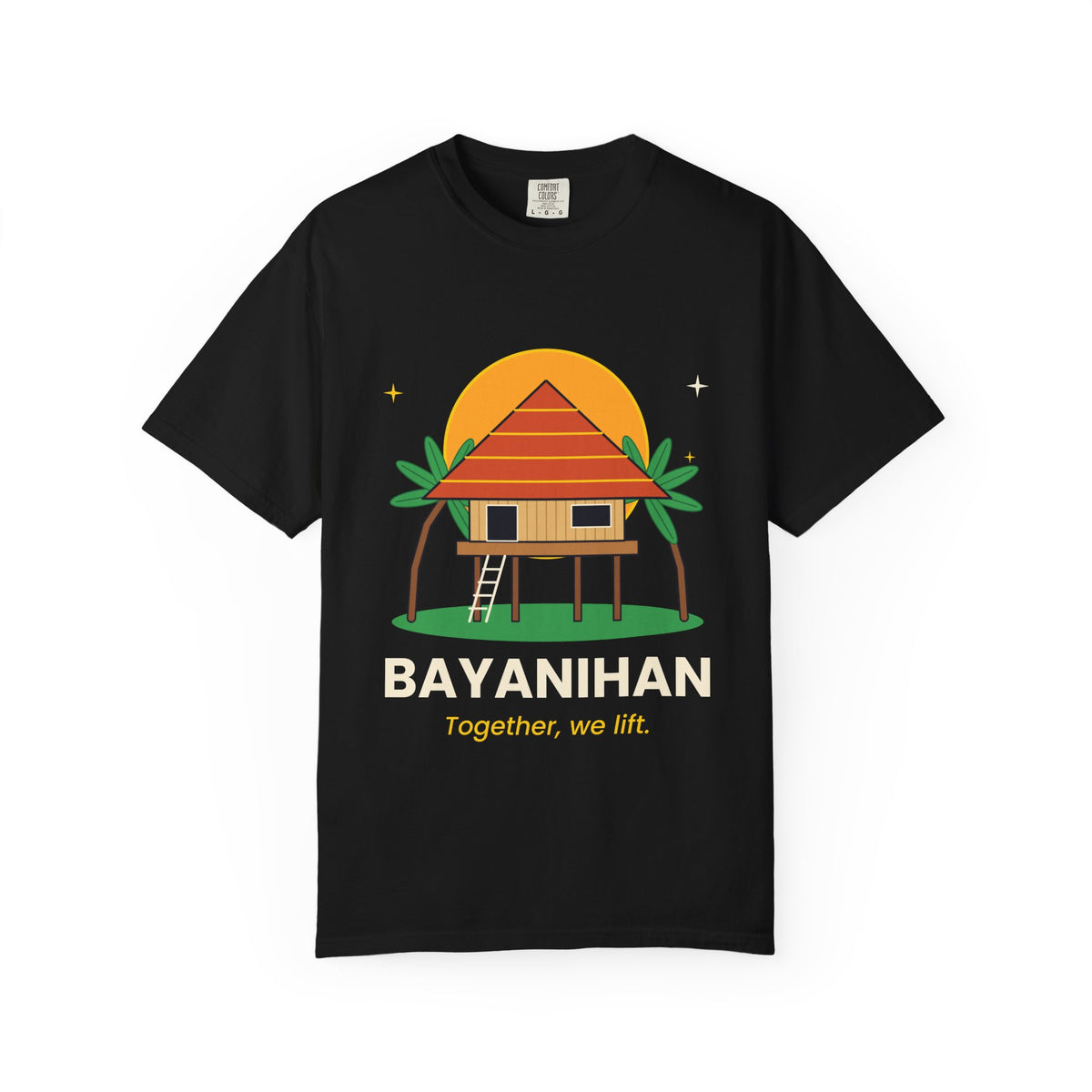 Bayanihan T-Shirt — Filipino Community Pride Tee (“Together, we lift.”)