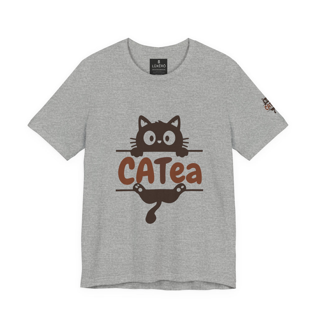 CATEa Cat Tee — Cute Cat Tea Pun Graphic T-Shirt