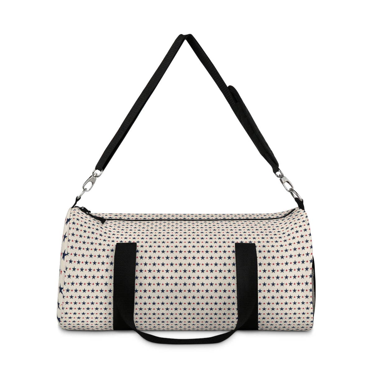 Patriotic Star Pattern Duffel Bag — Vintage Americana Travel Gym Bag