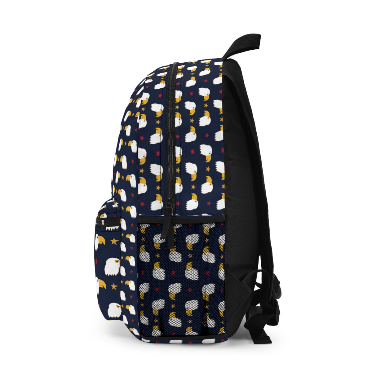 Eagle Pattern Backpack – Patriotic Bald Eagle Stars Kids School Bag