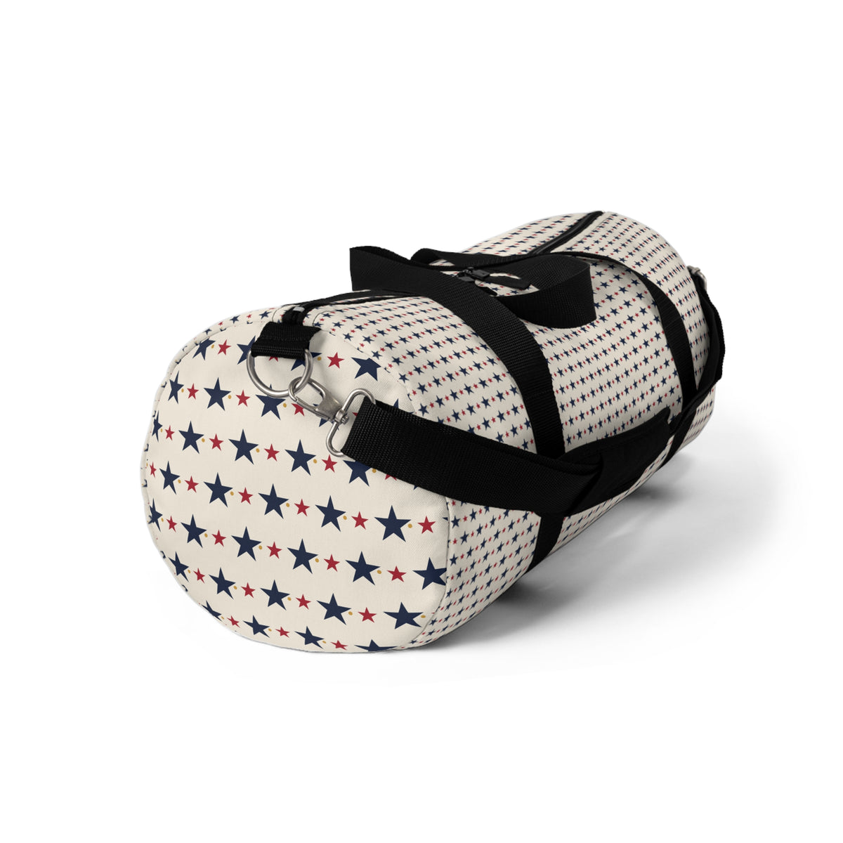 Patriotic Star Pattern Duffel Bag — Vintage Americana Travel Gym Bag