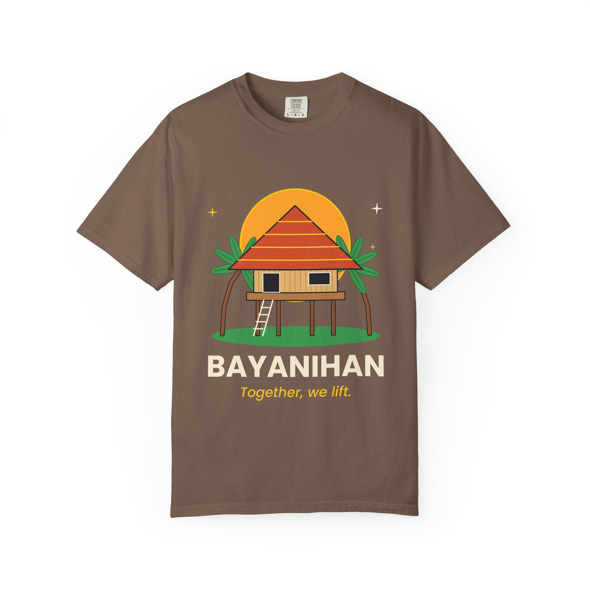 Bayanihan T-Shirt — Filipino Community Pride Tee (“Together, we lift.”)