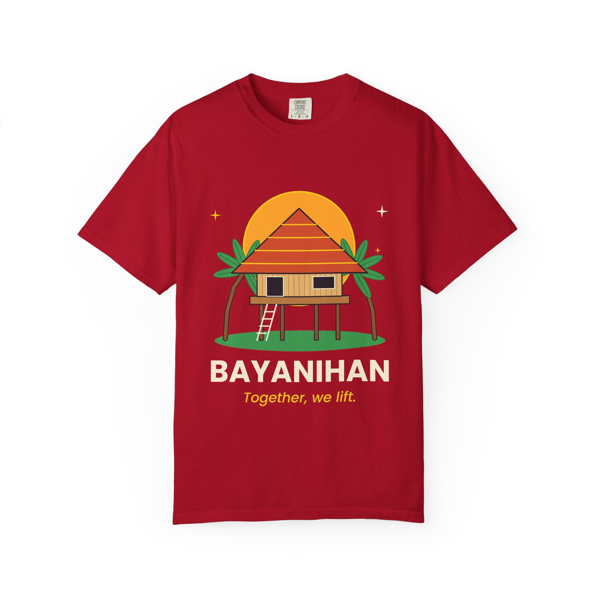 Bayanihan T-Shirt — Filipino Community Pride Tee (“Together, we lift.”)