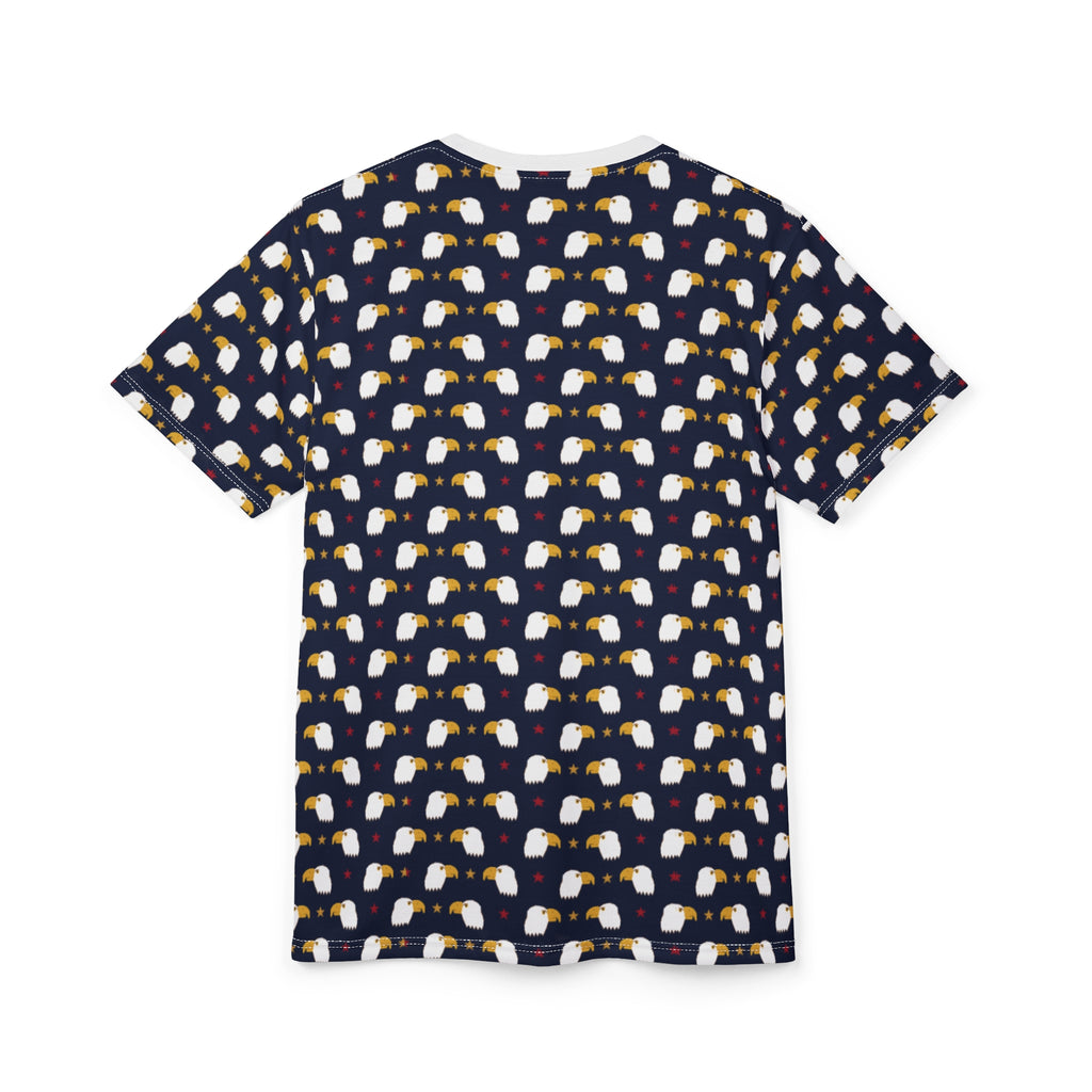 Cute Ghost Pattern Tee — All-Over Print Halloween Shirt