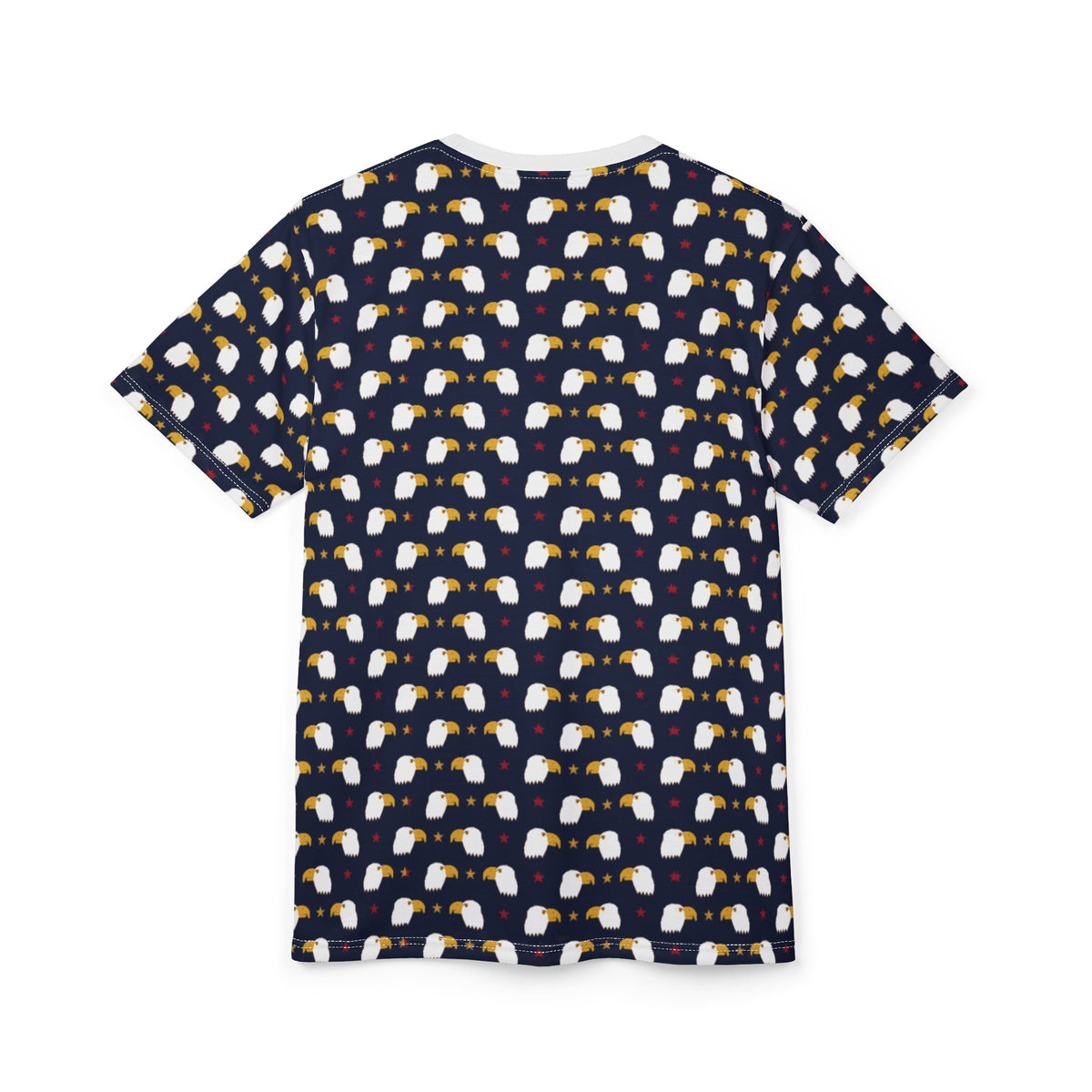 Cute Ghost Pattern Tee — All-Over Print Halloween Shirt