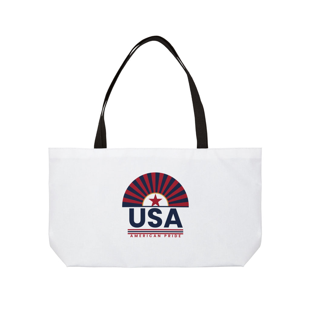 Weekender Tote Bag — USA American Pride Flag Tote (Est. 1776)