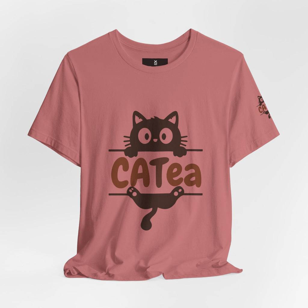 CATEa Cat Tee — Cute Cat Tea Pun Graphic T-Shirt