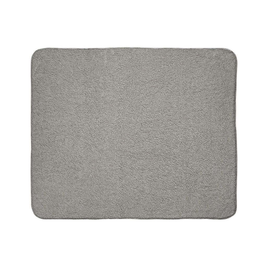 Fleece Sherpa Blanket — Bright Retro Rose & Stars Pattern Cozy Throw
