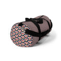 Geo Wave Pattern Duffel Bag — Retro Pink Travel Gym Bag