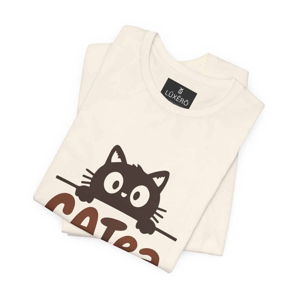 CATEa Cat Tee — Cute Cat Tea Pun Graphic T-Shirt